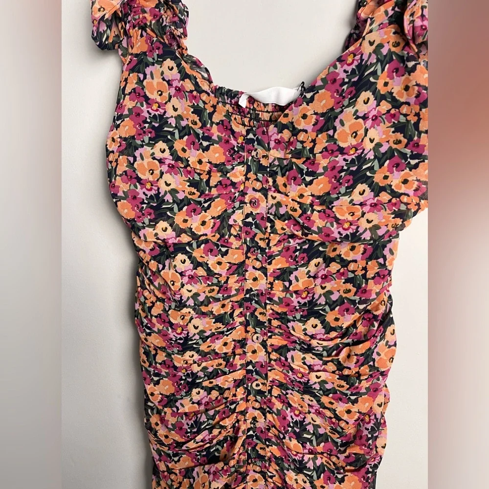 Astr The Label MULTI RUFFLE RUCHED DRESS Size Small NWT - Picture 8 of 12